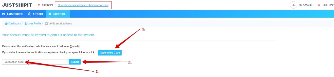 verify email org code verify email org code